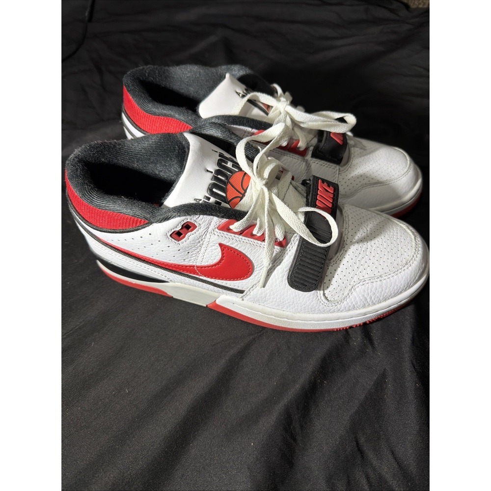 Nike Air Alpha Force 88 Mens 10 White University Red Black DZ4627-100 Basketball - Picture 2 of 7